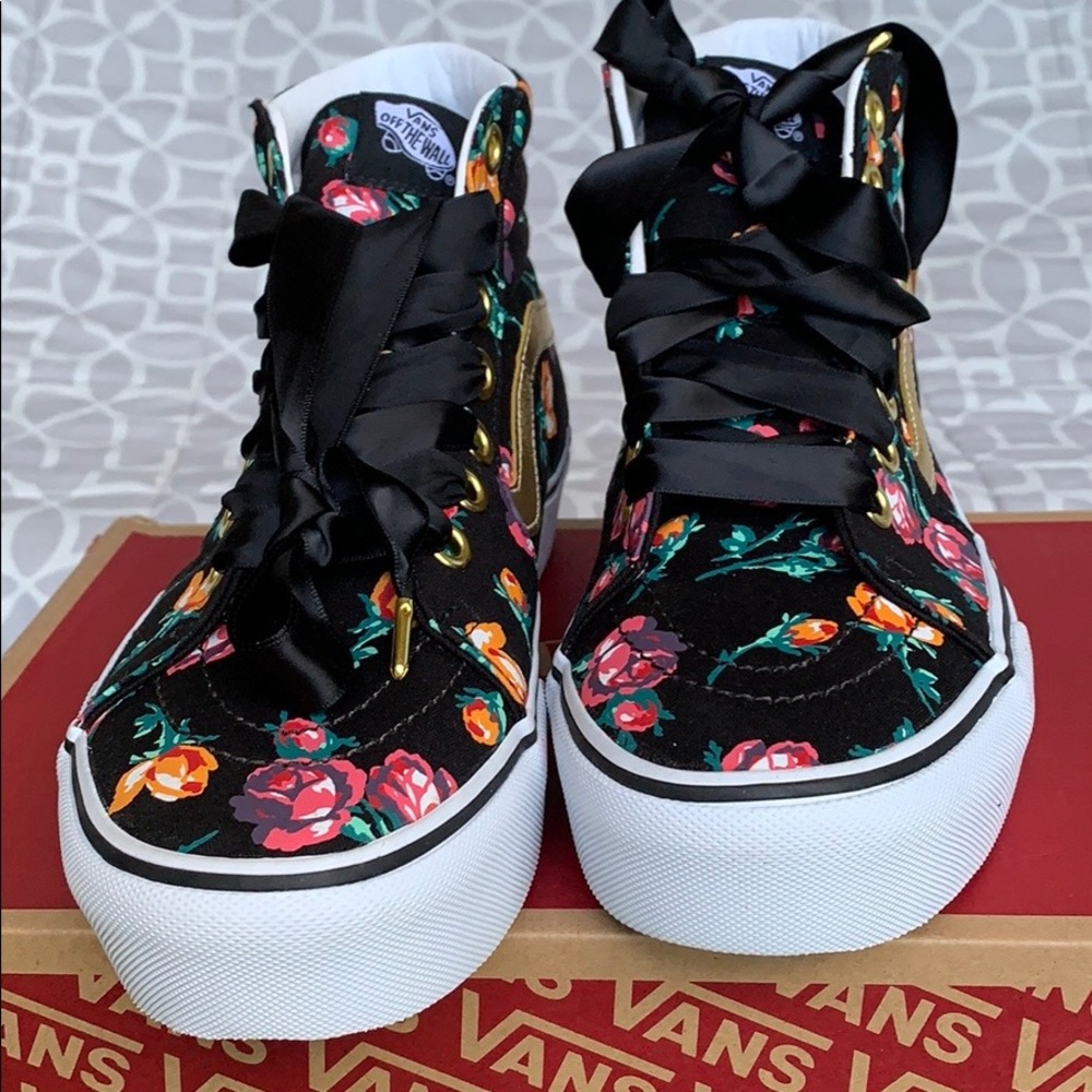 VANS SK8-Hi PLATFORM 2 Oversized Lace Floral/Tr M - Picture 7 of 16